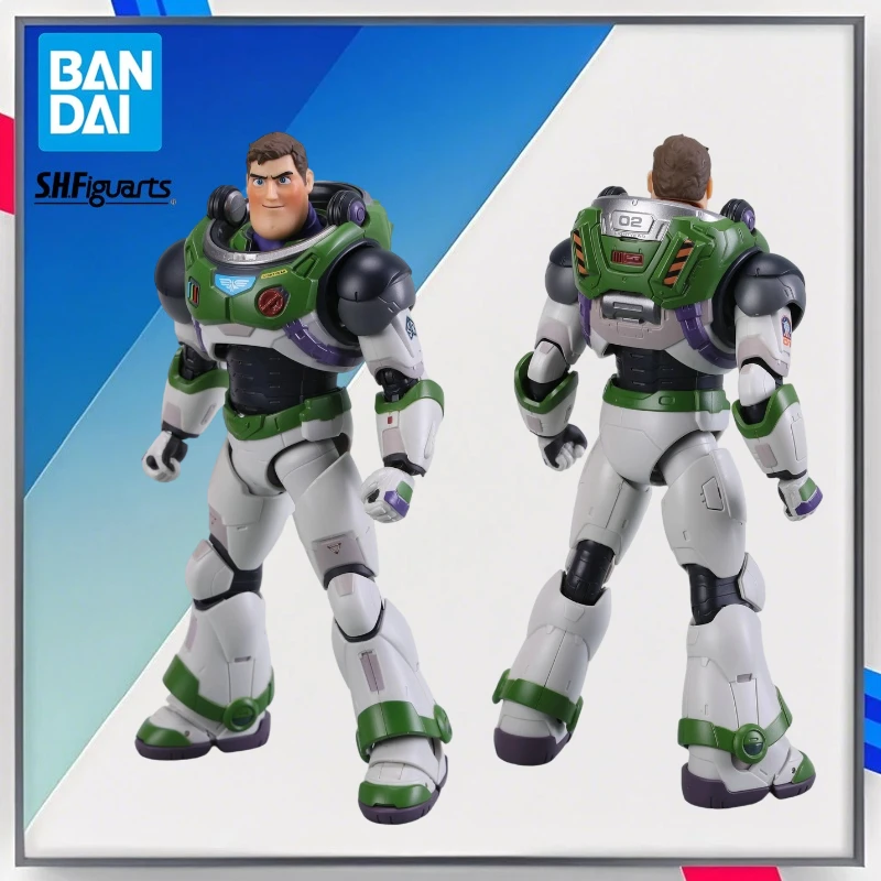 

В наличии Bandai Shfiguarts Original Buzz Lightyear Alpha Set Toy Story Коллекционная модель Фигурка Аниме Рождественский подарок Игрушка