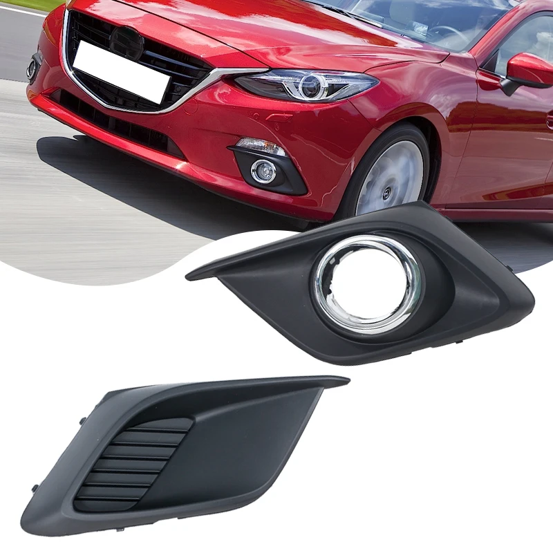 

Для Mazda 3 Axela 2014 2015 2016 автомобильная противотуманная фара, решетка, крышка, противотуманная фара, рамка, капот, аксессуары BKD1-50-C21 BJE1-50-C21A