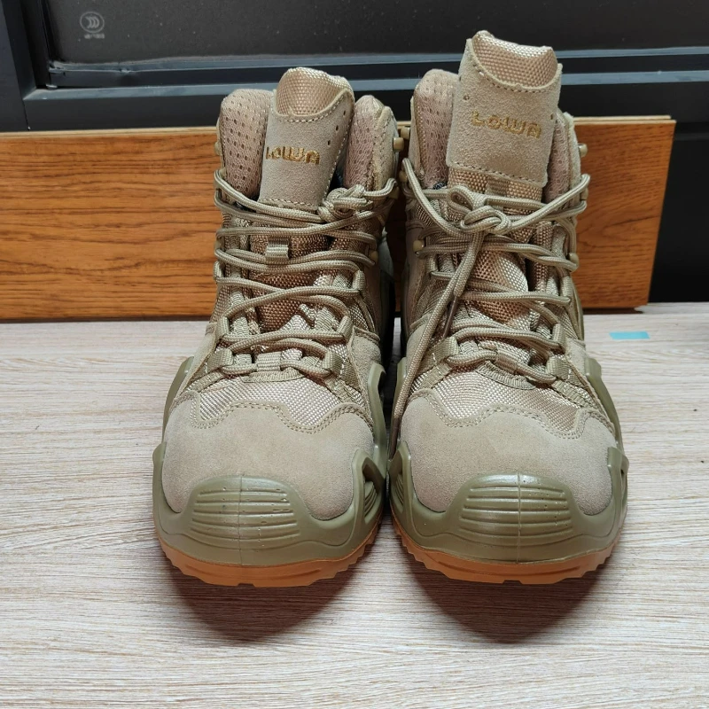 클래식 브랜드 남성 하이킹 신발 럭셔리 브랜드 사냥 신발 남성 편안한 야외 운동화 남자 등산 부츠