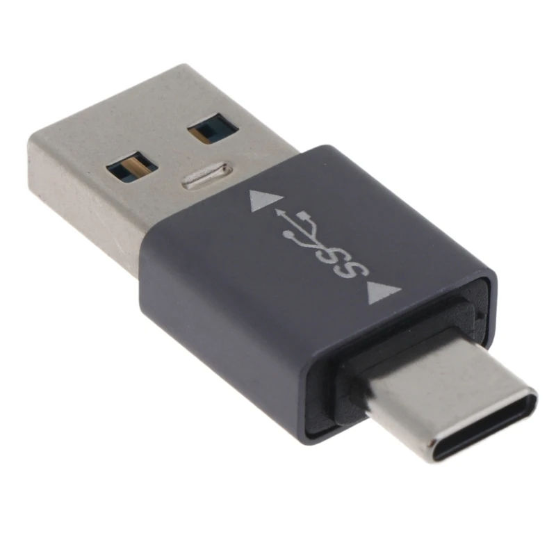 

ADWE 10Gbps USB 3.0 Male to Type C Male Adapter Super Speed Data Sync Charging Conversion Adaptor Converter for Laptops