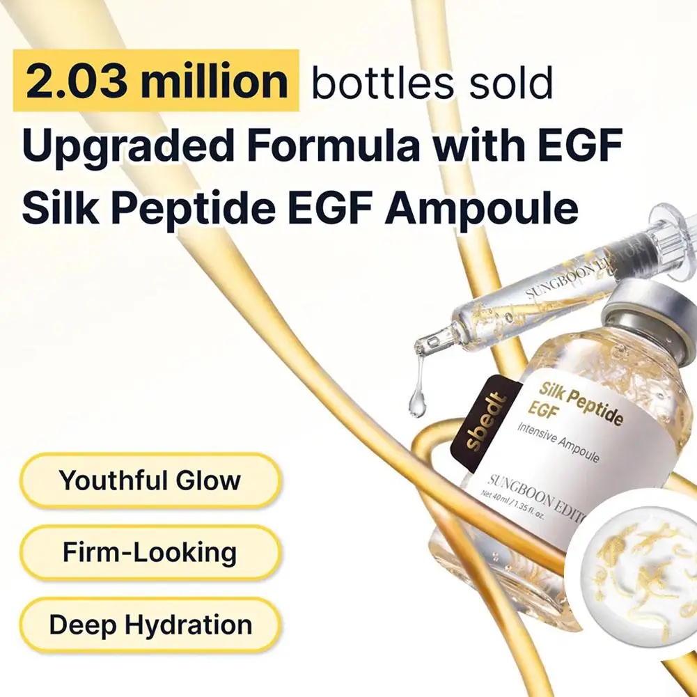 SUNGBOON EDITOR Intensive Facial Ampoule Serum With Dropper Moisturizing Revitalizing Essence Improve Dull Skin Smooth Texture