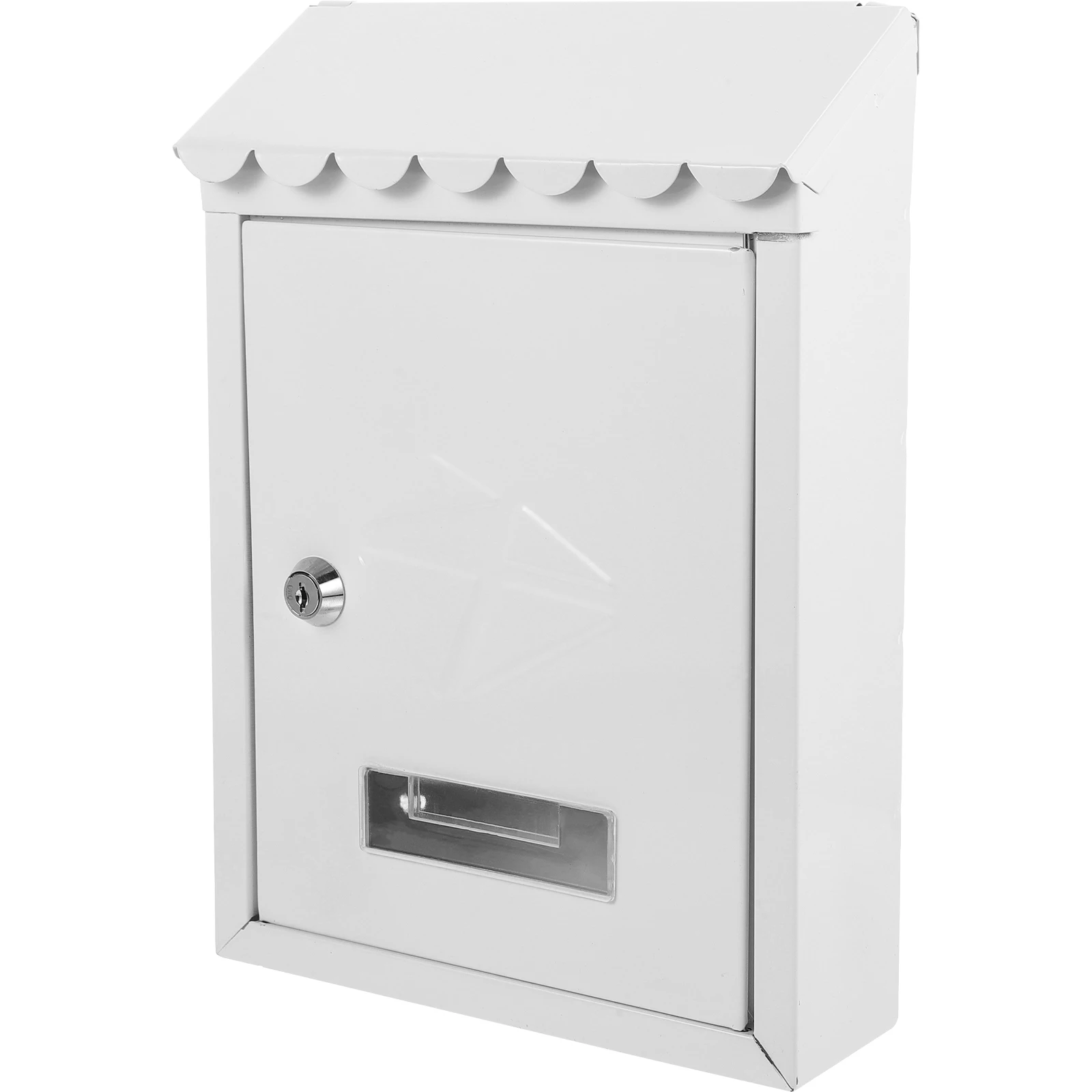 

Mount Mailbox Iron Vintage Post Box For Home Office Garden Large Capacity Envelope Storage Suggestion Box Institutional Use