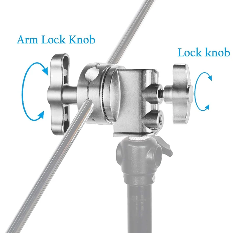 Регулируемый сверхмощный адаптер для штатива из нержавеющей стали