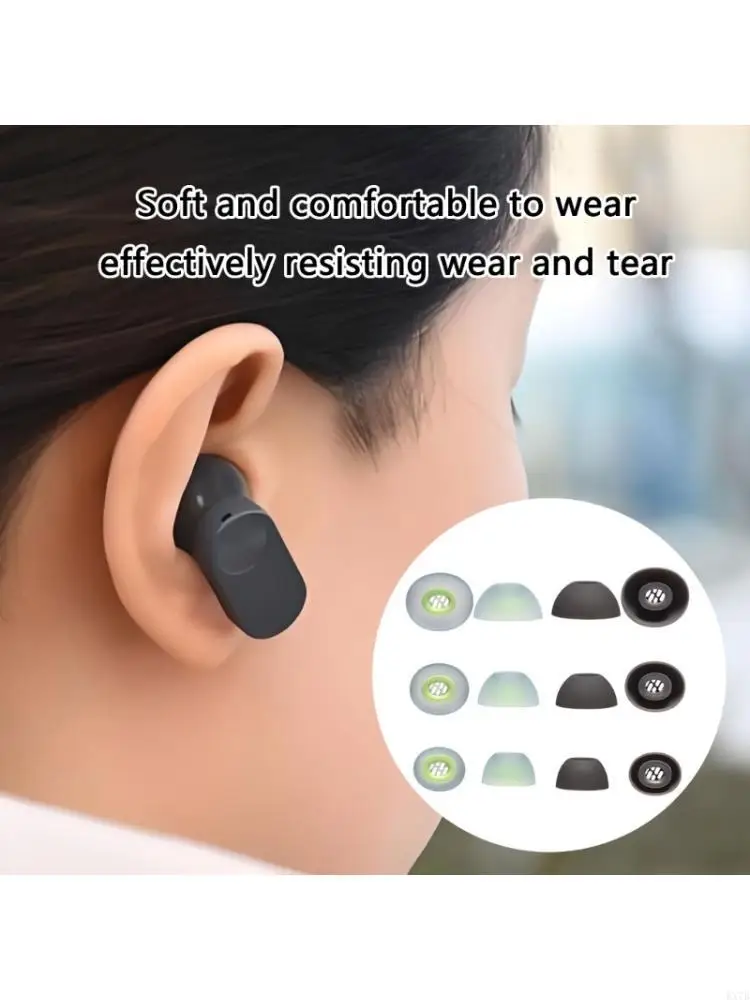 Silicone Ear Tip for Buds 2 Neck-mounted Earphones Tip AntiSlip Avoid Falling 