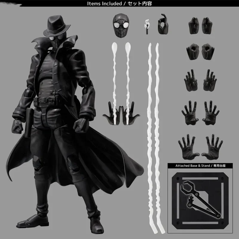 In Stock SV Action toy 17cm Spider-Man Noir Figure Model Collectible Toys