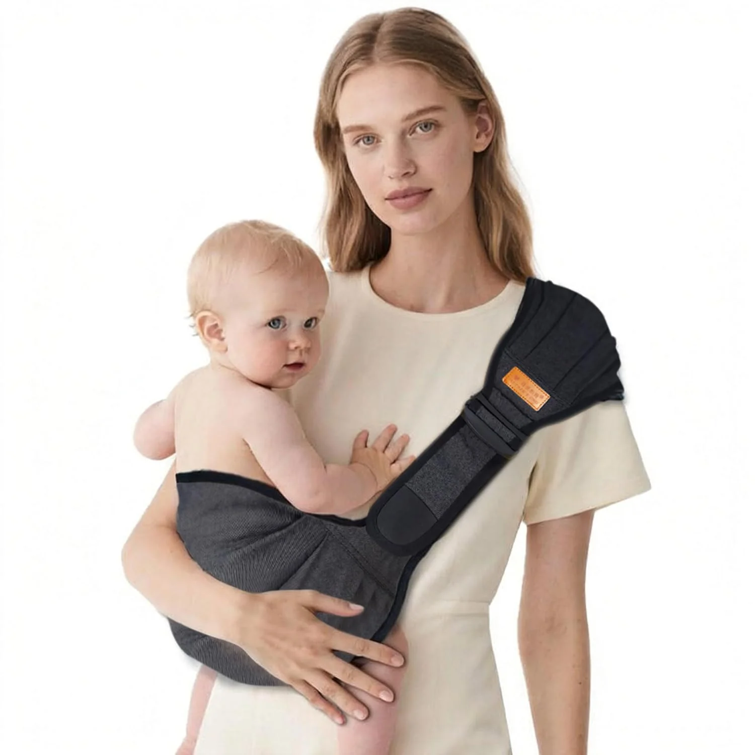 

Baby Sling Carrier,Baby Sling,Toddler Carrier,Adjustable and Non-Slip Hip Seat Carriers Carrying 10-30 lbs