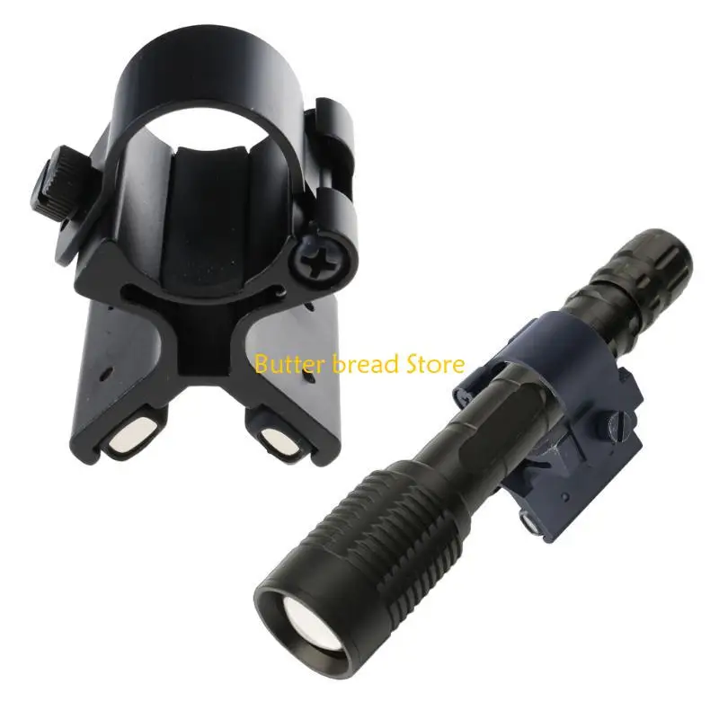 W89C Penyangga Magnet Berdiri untuk Braket Dudukan Lampu Berburu Senter Diameter 23Mm-26Mm