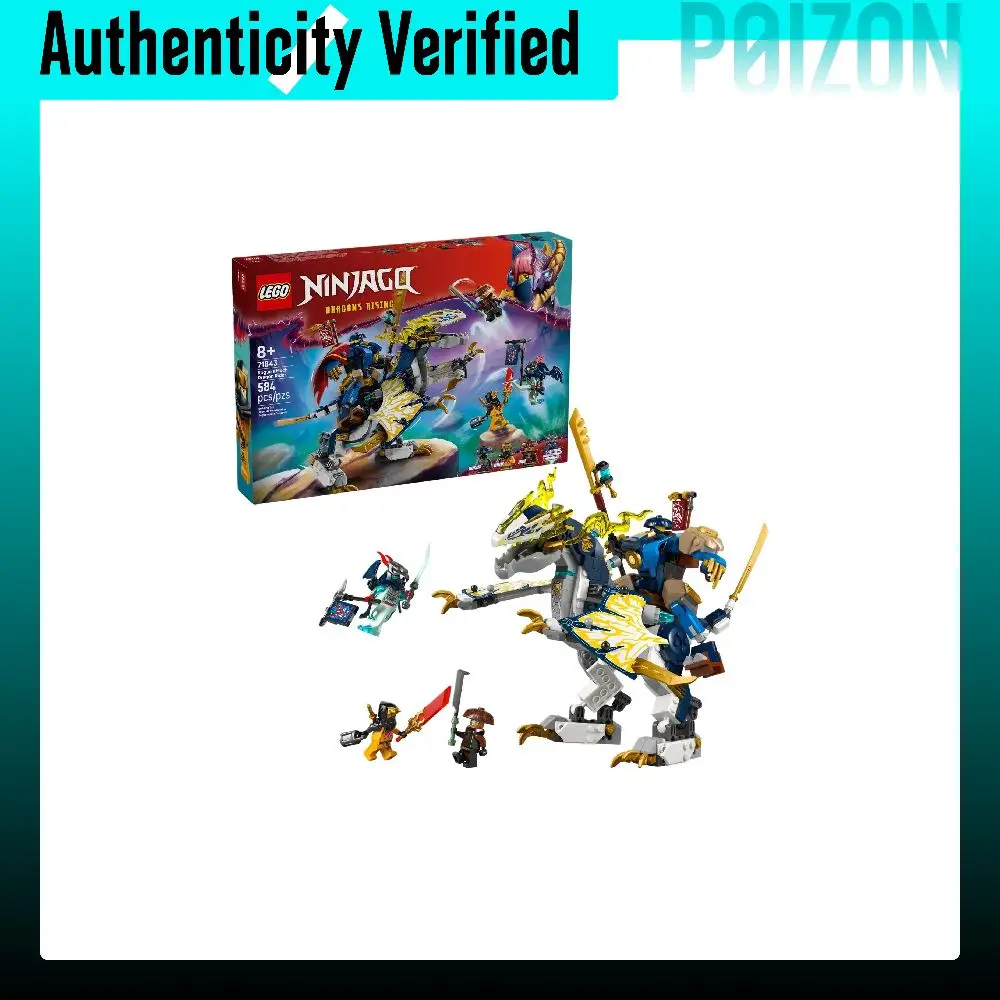 LEGO Ninjago Rogue's Mecha Dragon Knight, Intelligence/Brain Training Interlocking Set Building Blocks 584pcs 71843