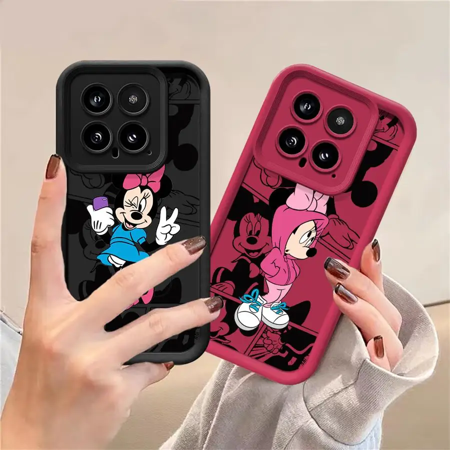 เคสโทรศัพท์สําหรับXiaomi Redmiหมายเหตุ11 13 Pro Plus 5G 10 Lite 9 12 9S 12S 11Proนุ่มFunda Capa DisneyสวยMinnie