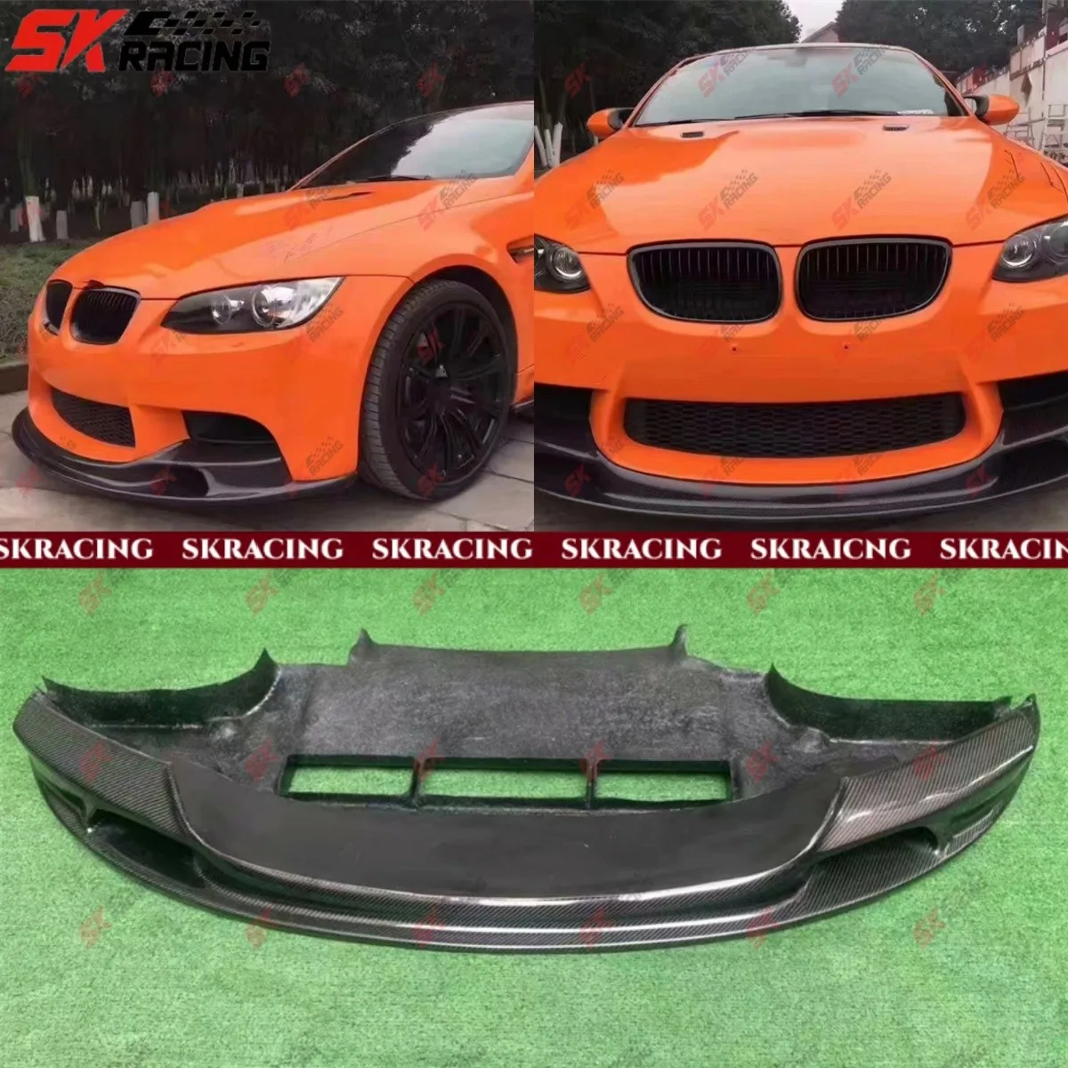

Forged/Carbon Fiber/Unpainted Front Bumper Lip Body Kits Fits BMW M3 2008-2013
