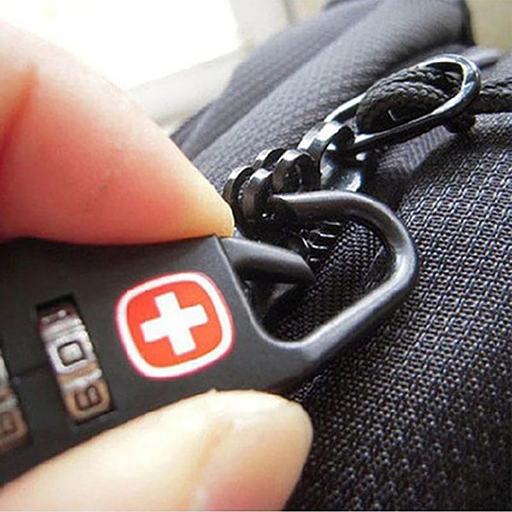 Candado de número de código de combinación de Material de aleación para gabinete, equipaje, mochila, bolso, cremallera, accesorios antirrobo, suministros