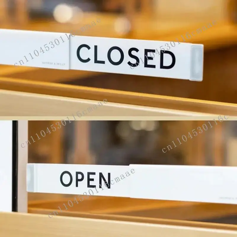 New Open/Close Sign Sliding Door Decorative Indicator Light  Display Decoration Suitable for Windows