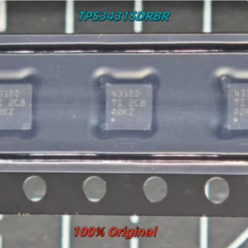 10PCS TPS3851H33EDRBR TPS3431SDRBR TPS3851G25EDRBR Voltage Supervisor IC DFN-8 Power Monitoring Reset Chip Original New Electron