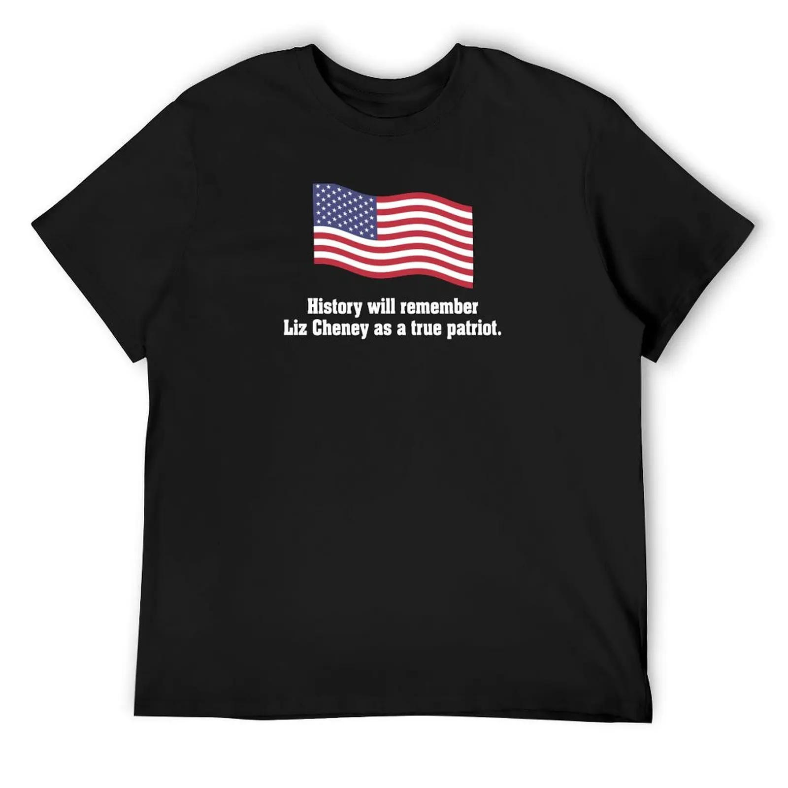 Liz Cheney True Patriot Waving American Flag T-Shirt designer shirts summer tops vintage graphic tee mens graphic t-shirts pack