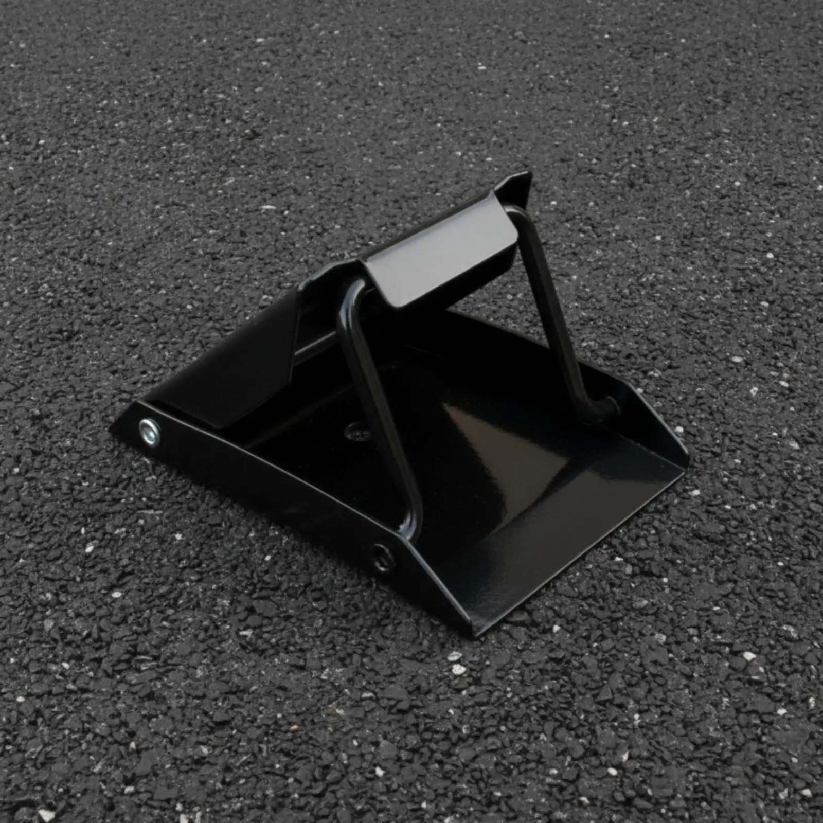 Metal Wheel Chock for Car SUV Truck Parking on Slope Road Emergency Stop Portable Compact Size with Hole Design