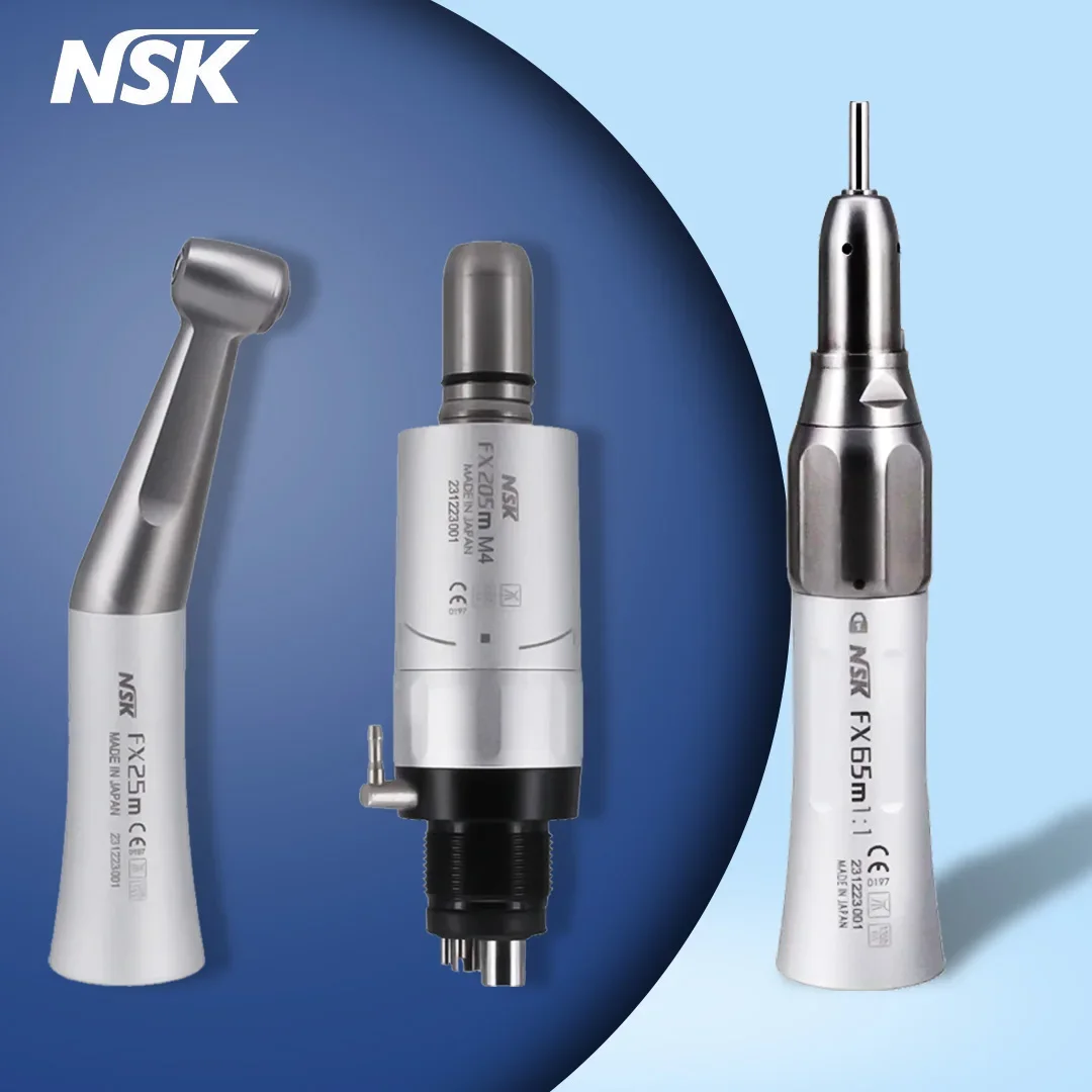 

NSK FX25 FX65 Dental 1:1 Direct Drive Contra Angle Low Speed Handpiece Mini Head Dentistry Against Contra Angle Polishing Tools