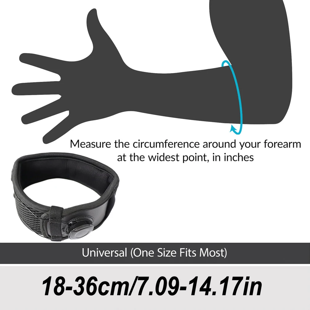 1PCS Adjustable Knob Tennis Elbow Brace Strap for Tendonitis Elbow Relief for Men Women,Elbow Brace, Arm Forearm Brace Bands view 2