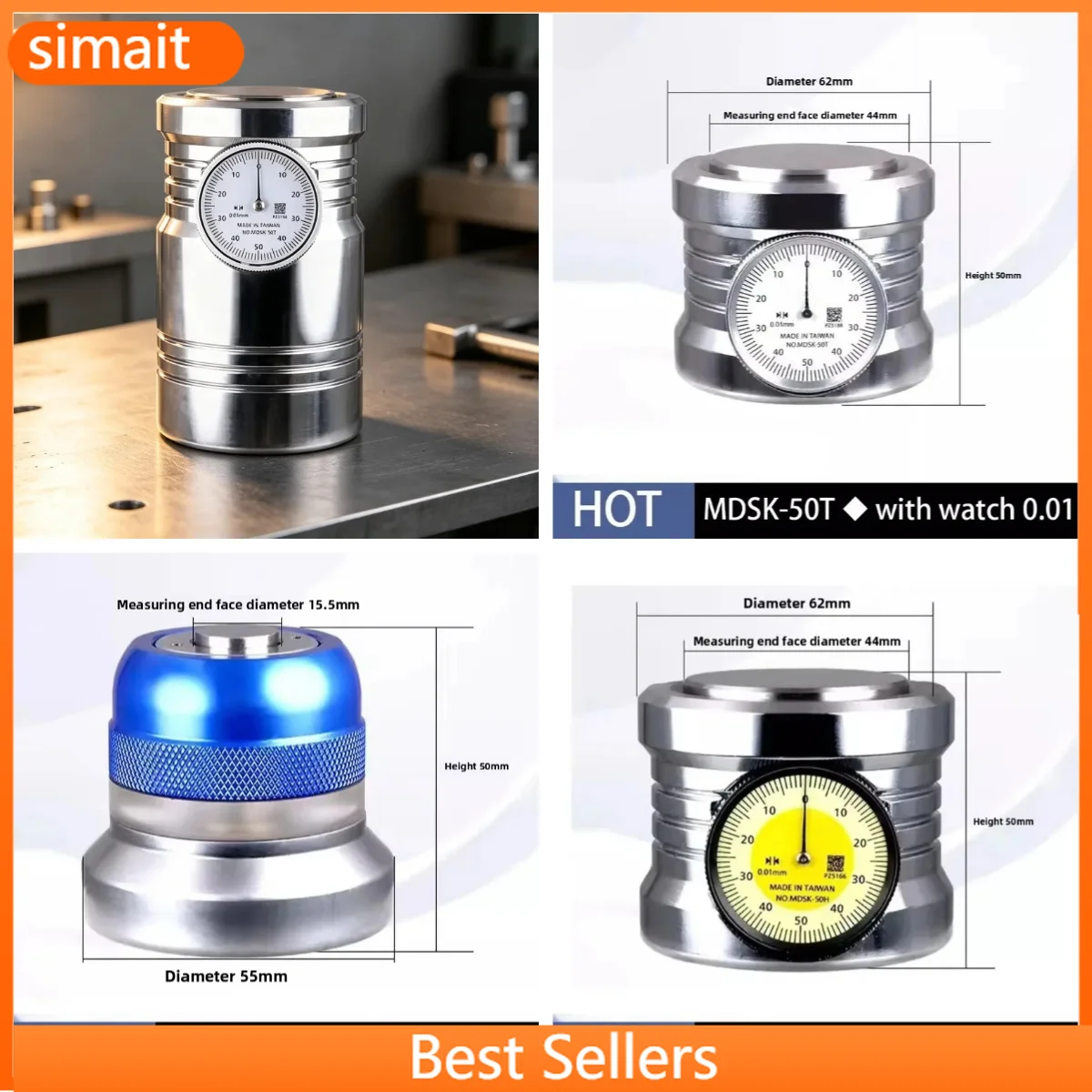 High Precision CNC Photoelectric Digital Z-Axis Tool Setter Magnetic Base for Engraving Machine
