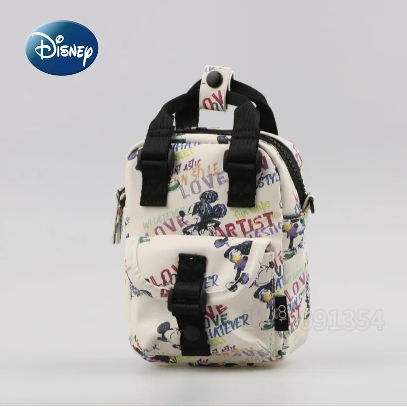 Disney mickey nova bolsa mensageiro das crianças marca de luxo original saco das crianças dos desenhos animados bonito das crianças ombro saco do mensageiro