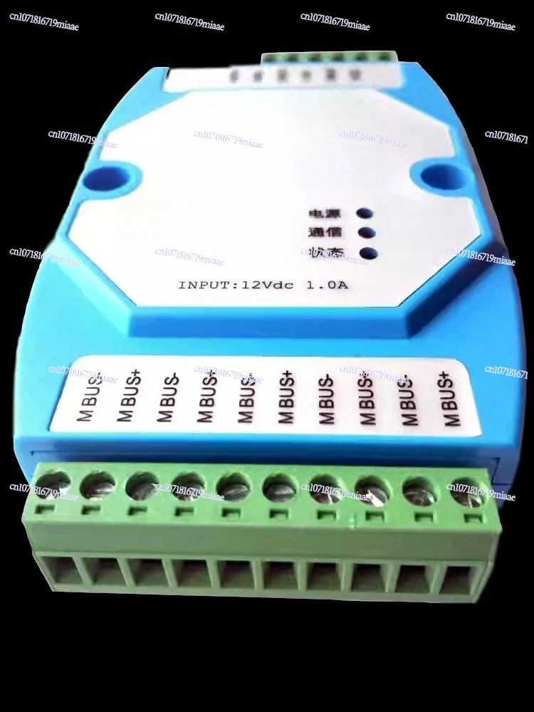 محطة MBUS/M-BUS الرئيسية إلى محول RS485/RS232، يمكن توصيل مكثف قراءة العداد بمحطات 500 الرقيق