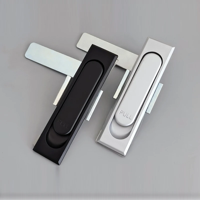 1PCS MS717-1 Flat Distribution Switch Cabinet Lock Panel Stainless Steel Special Mechanical Mask Box Door Lock Outdoor MS380-2