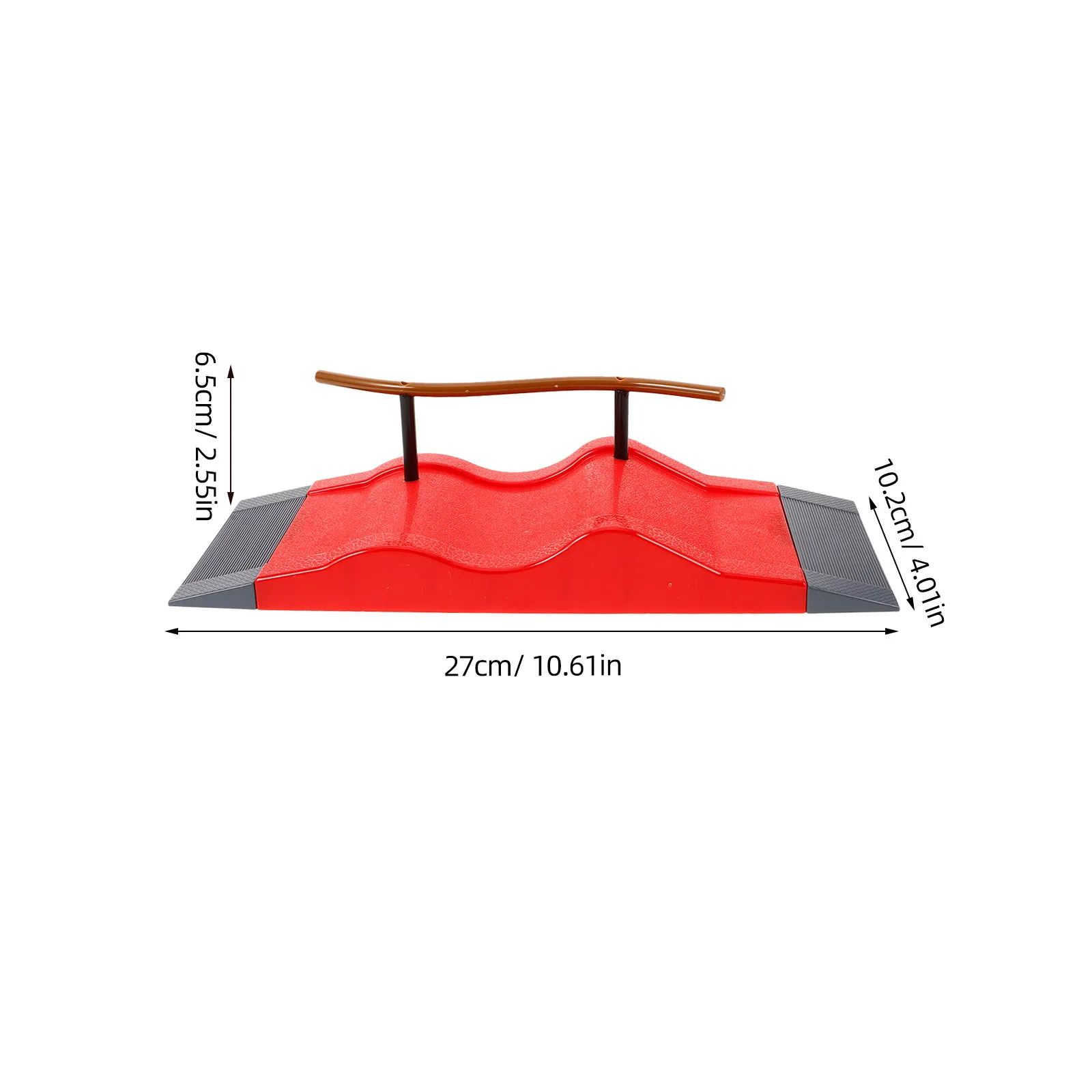 Tastiera Skatepark Accessori Mini Skate Park Rampa Skateboard in plastica Deck Finger Skateboard Rampa Ostacolo