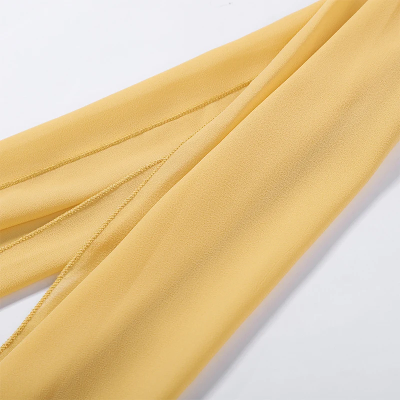 Damen Patchwork Trägerloses Maxikleid Ärmellos mit Rüschensaum und Schal Schnürkleider 2026 Sommer Elegantes Abendkleid für Damen – Detail 16