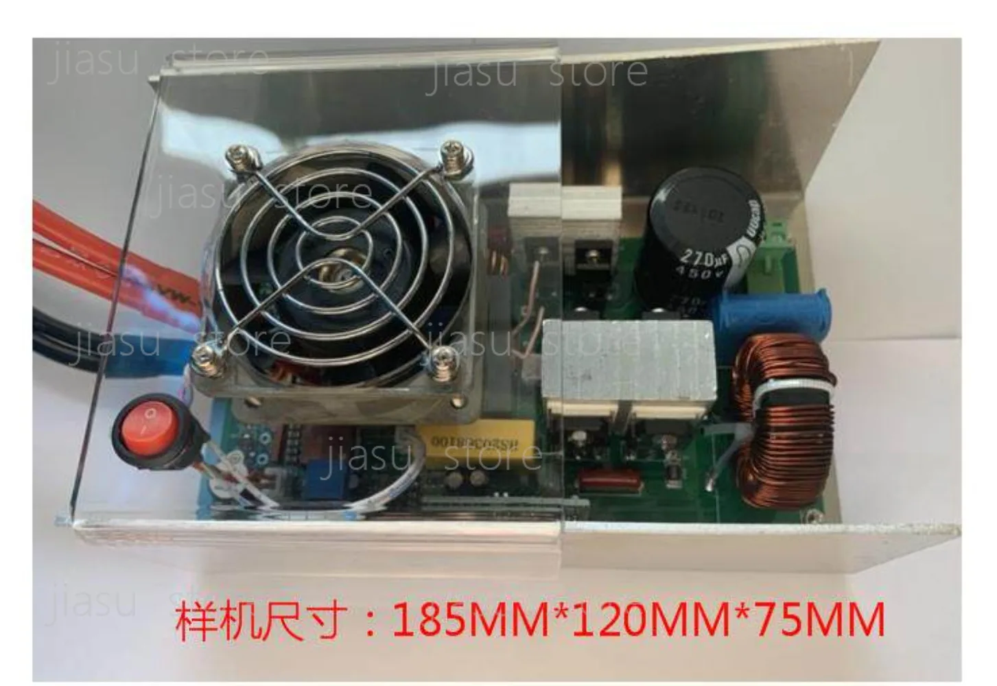 Full-bridge quasi-resonant 1000W pure sine wave inverter scheme evaluation board EGD1000W-v2 EG8025