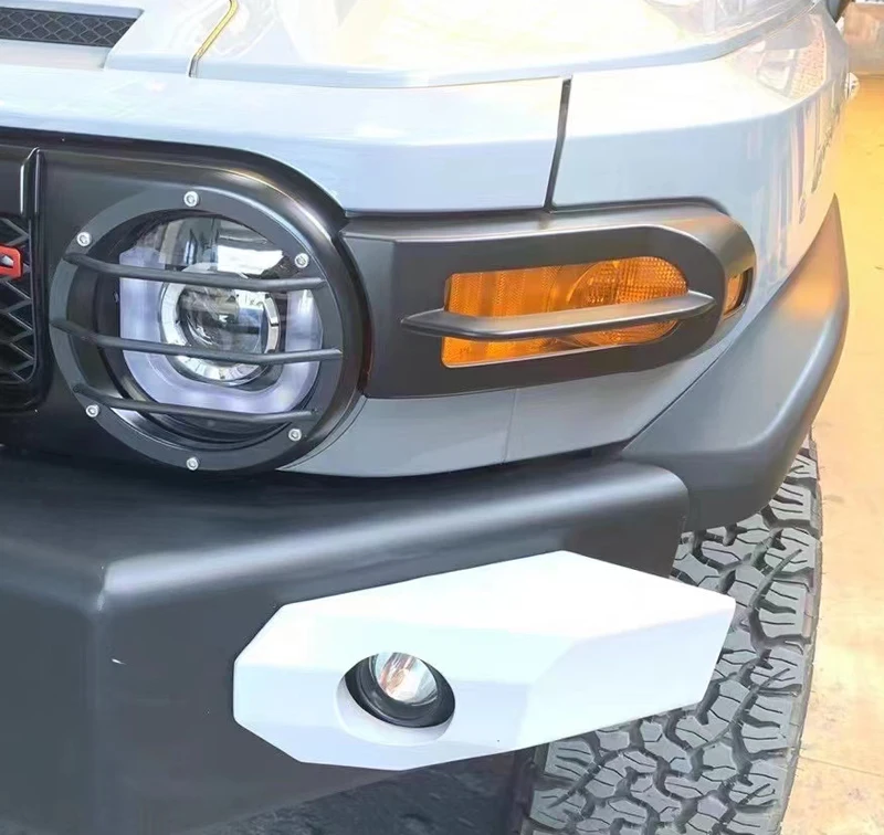 Front Fog light cover tail light cover For Toyota Fj Cruiser 2007 2008 2009 2010 2011 2012 2013 2014 matt gloss black