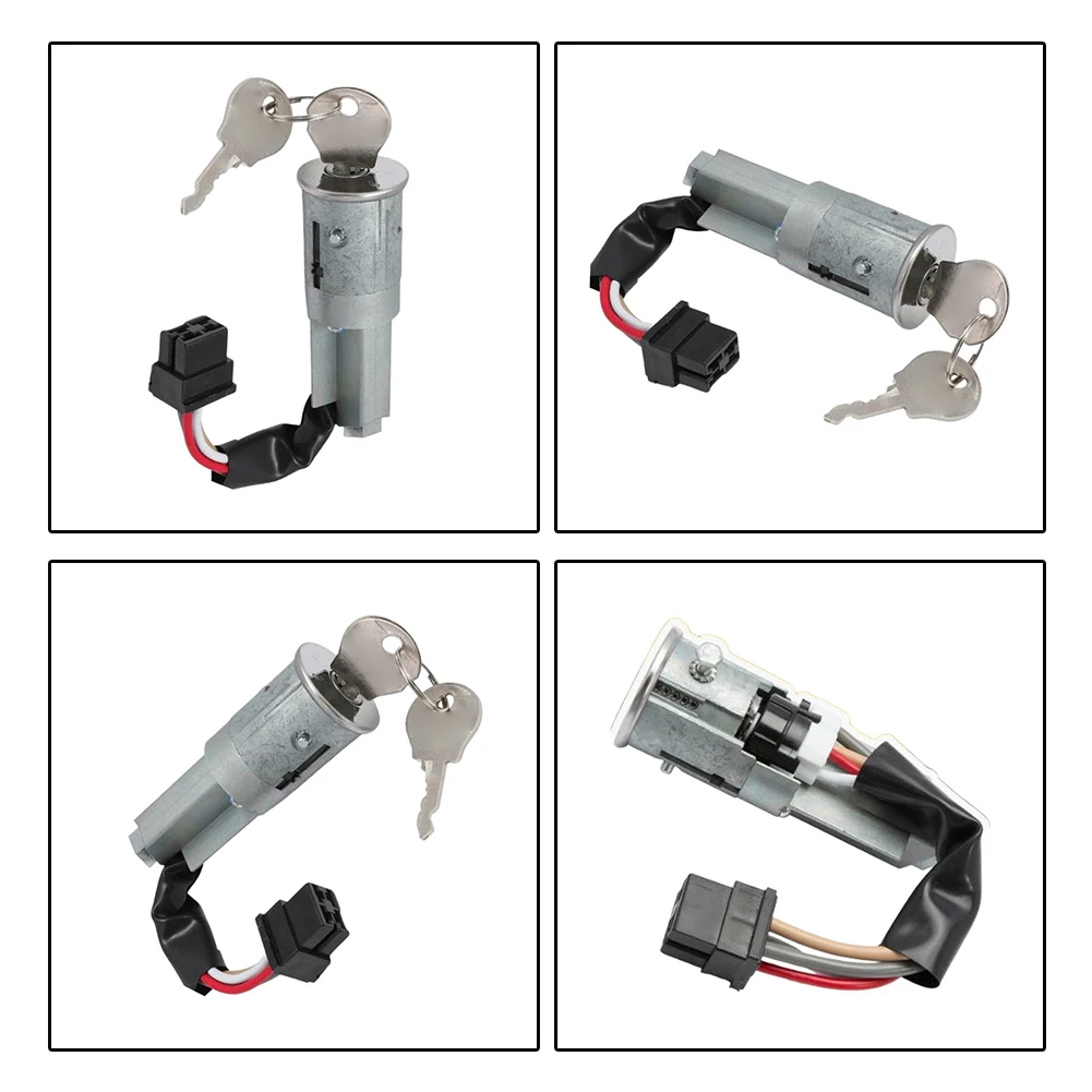 Ignition Switch Lock Cylinder 7701348151 With 2 Keys For Renault For R4 4L 1961-1992 Car Starter Replacement Part Engine Parts