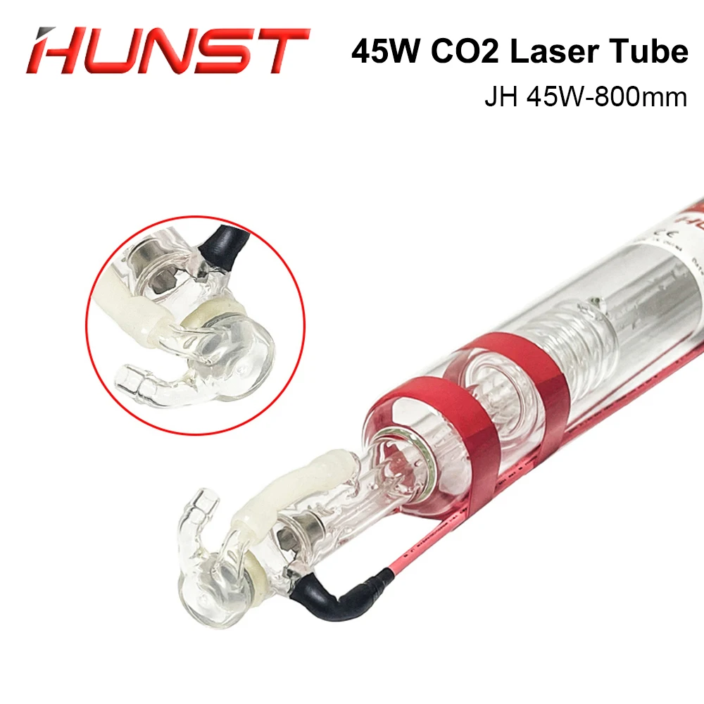 Hunst JH 45 واط CO2 أنبوب ليزر قطر 50 مللي متر طول المصباح بالليزر 800 مللي متر لآلة قطع النقش #1