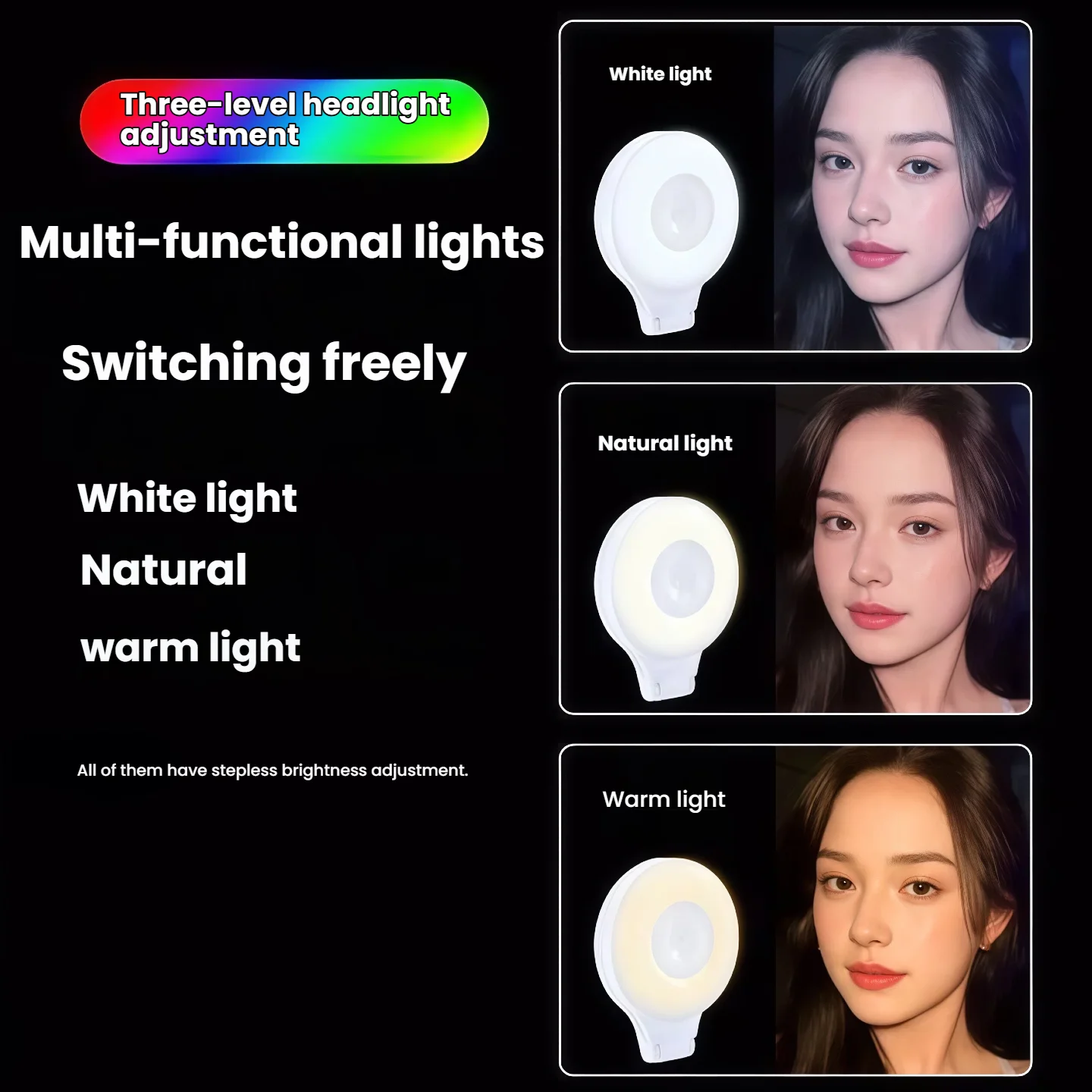 

Magsafe Magnetic Phone Fill Light Portable Selfie Beauty Light Mini Stand for Mobile Phones