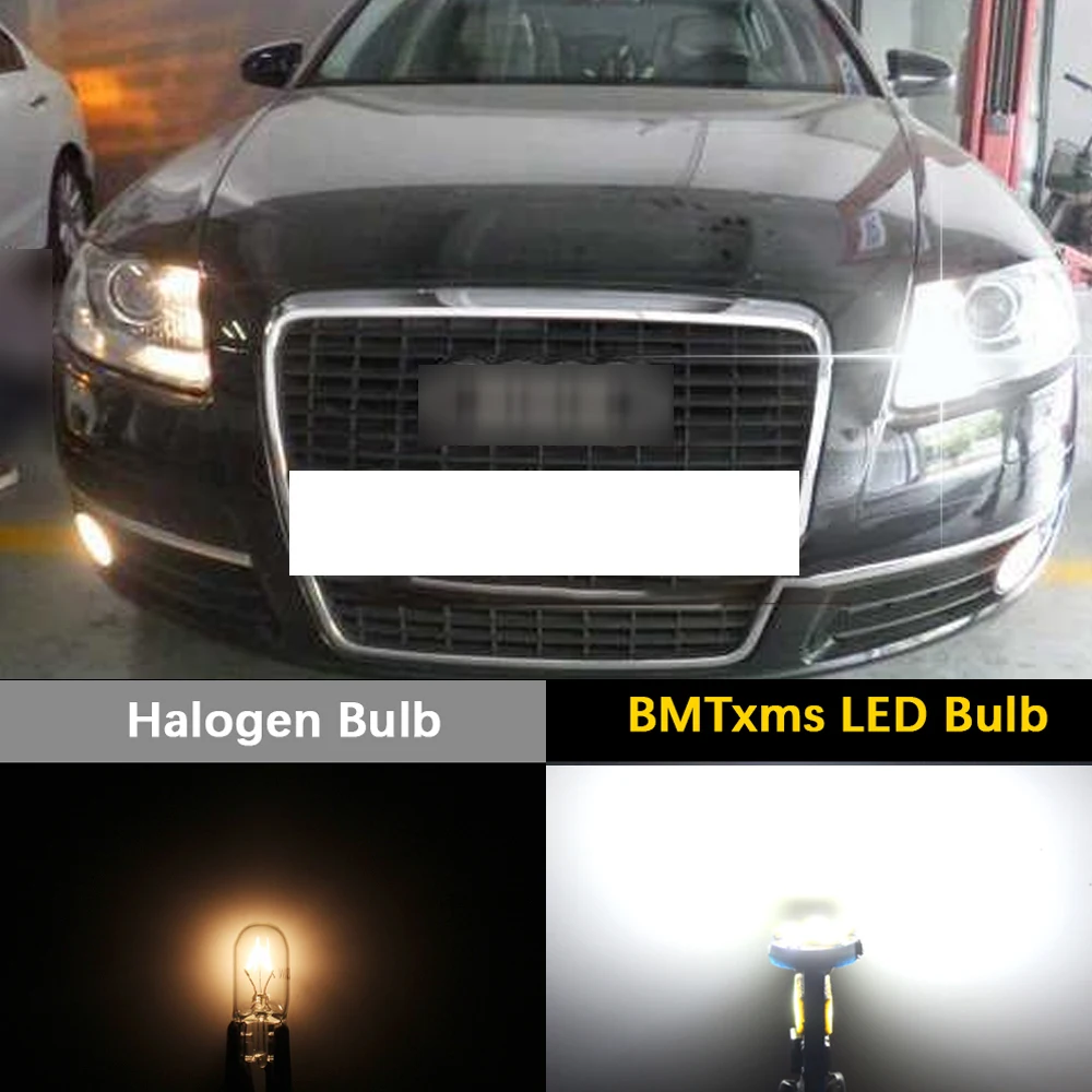 BMTxms 2Pcs W5W T10 LED Clearance Light For Peugeot 1007 106 107 206 207 307 SW CC 4007 4008 407 508 607 806 807 Bipper Expert