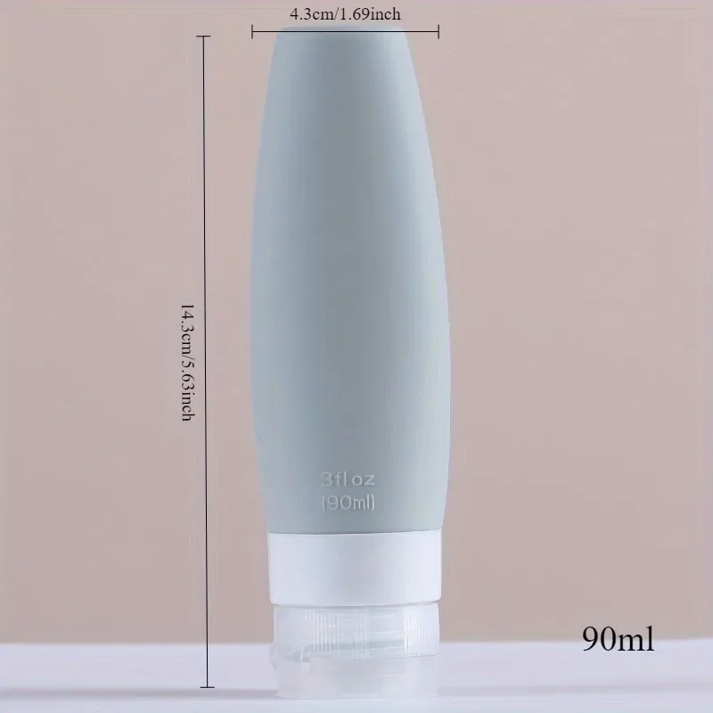 1/4 stuks siliconen bottelen reisbottelset siliconen fles cosmetische opslagfles wasset bottelset