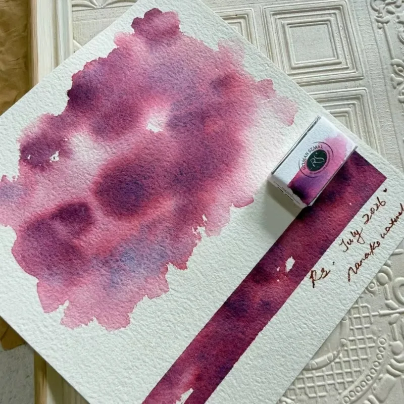 2026 Summer Limited Edition RS Polish Solid Watercolor Full Pan Master Grade Handmade Granulating Watercolor Pigment for Artists
