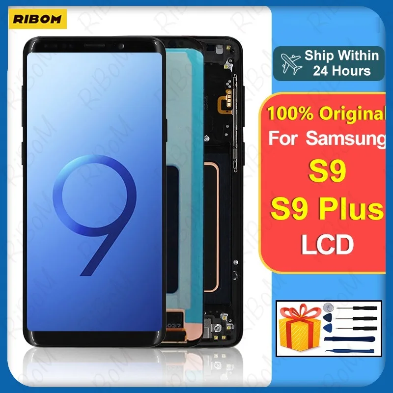 

New Super Amoled For Samsung Galaxy S9 LCD Display Touch Screen Digitizer For Samsung S9 Plus S9+ LCD G965F G960F