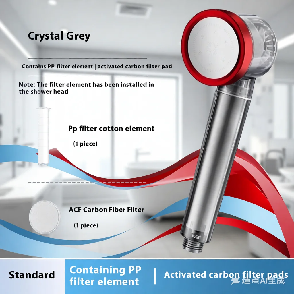 

Очищающая насадка для душа с фильтром высокого давления — экономит в спа-салоне, приятная для кожи для ванной комнаты