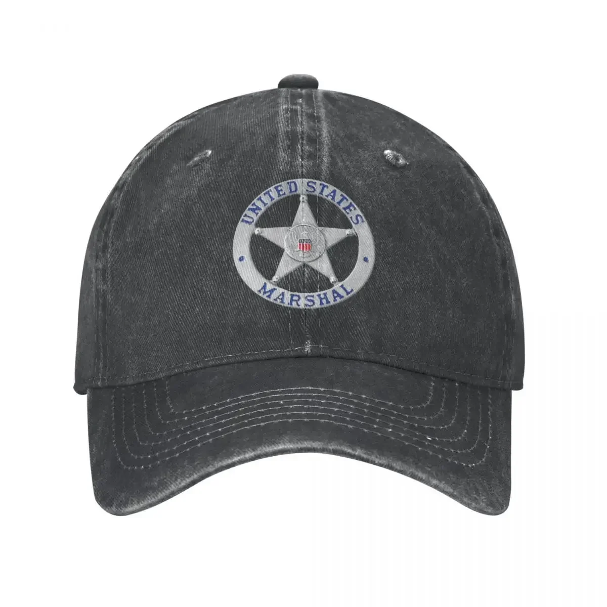 US UNITED STATES MARSHAL BADGE USMS Cowboy Hat Military Tactical Cap hard hat Christmas Hat Cap For Women Men'S