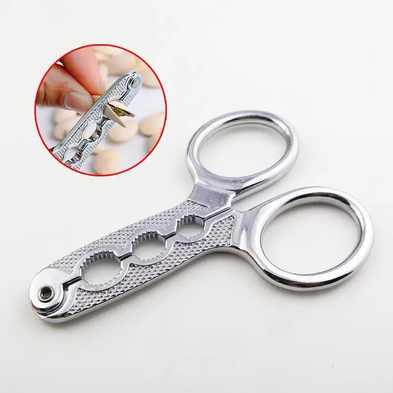 1/2Pcs Multifunction Stainless Steel Sunflower Melon Seed Plier Nut Cracker Creative Kitchen Tool