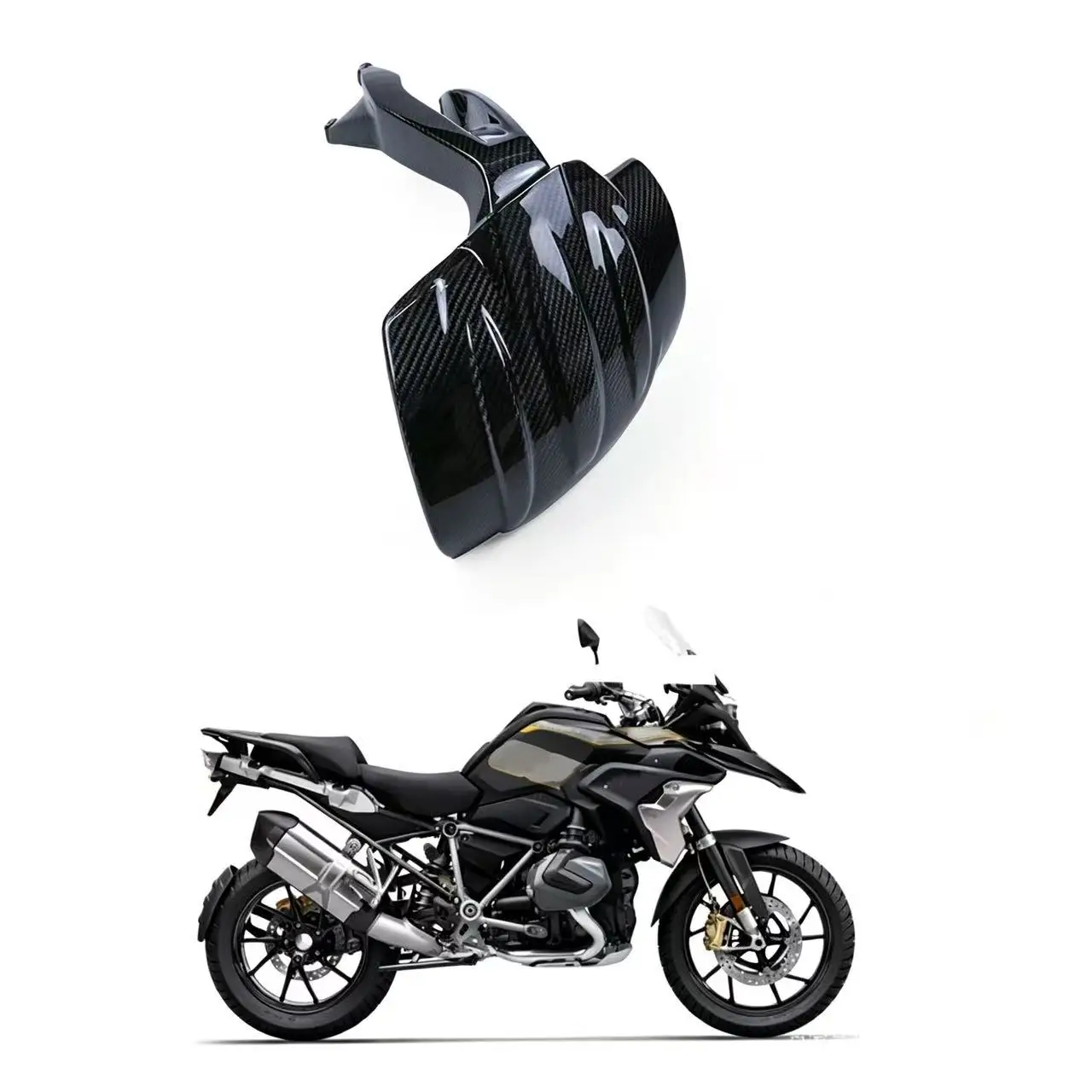 Suitable for BMW R1200GS ADV R1250GS motorcycle modified carbon fiber shell fender side panel