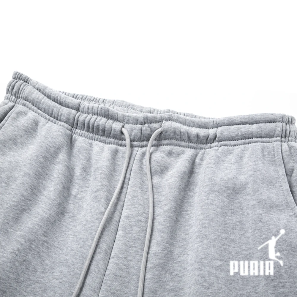 Exercise suits men. Outdoor sports casual 2026 sports pants, with elastic waistband design, loose and comfortable straight-cut p