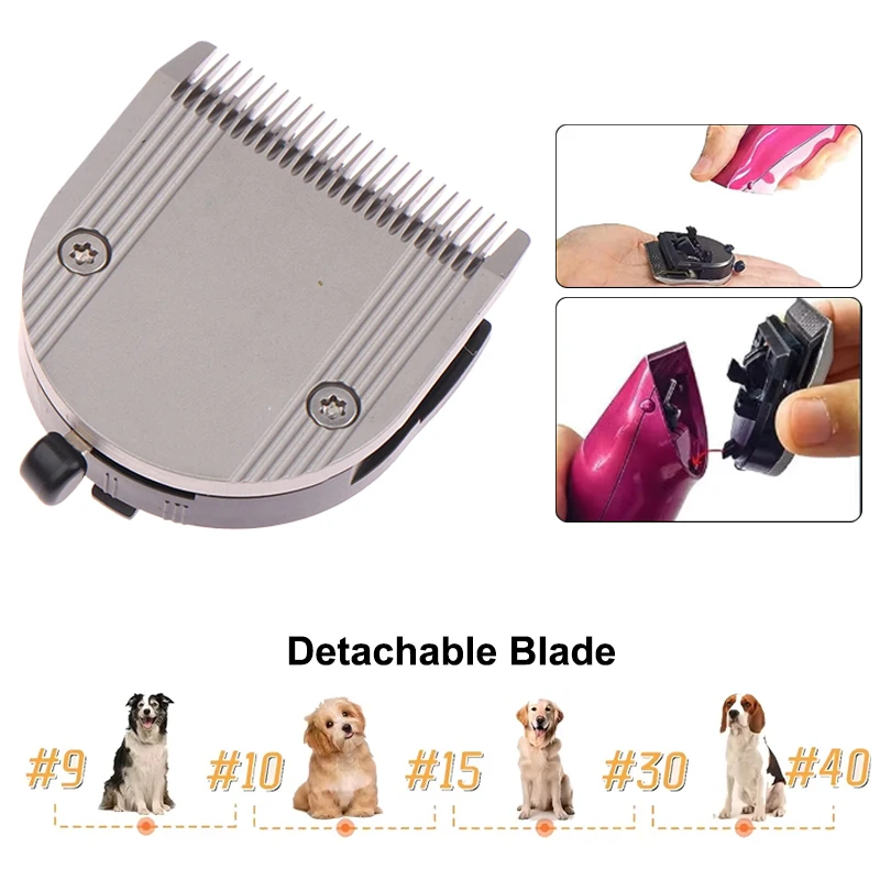 

5 In 1 Replacement Blades For Clipper Bravura, Chromado, Creativa, Figura, Motion, Dog Grooming Clipper