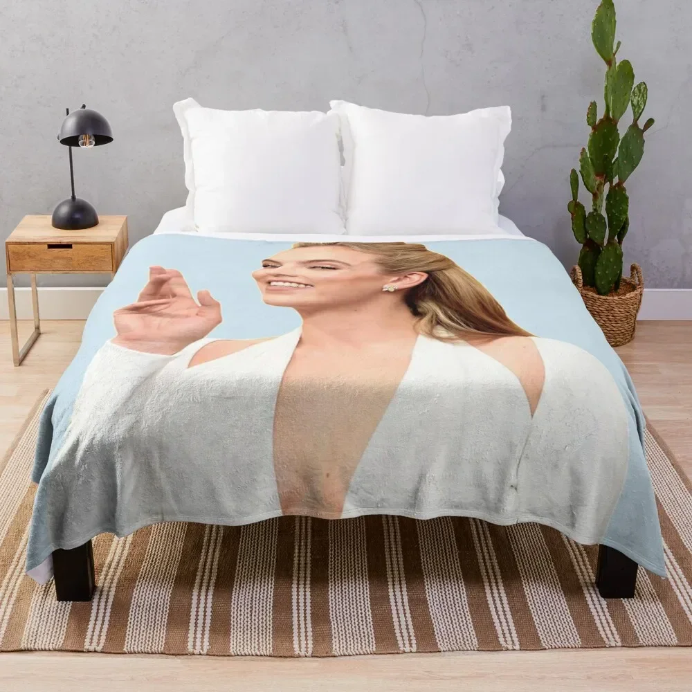 Jodie Comer Throw Blanket Camping Summer Beddings Comforter Weighted Blankets