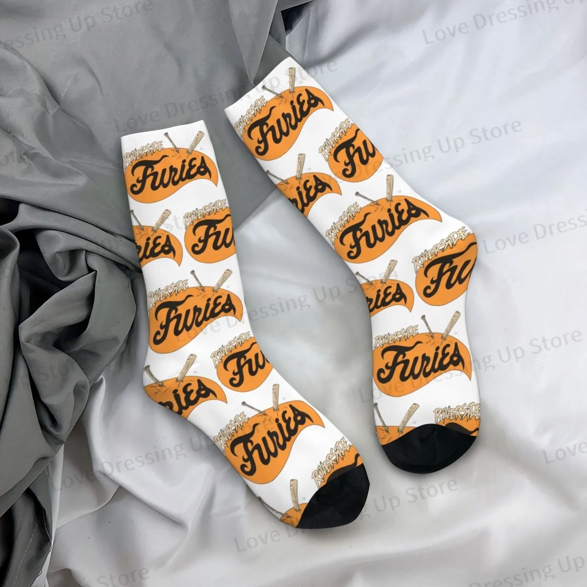 Warriors Baseball Furies Men Women Socks Windproof Novelty Spring Summer Autumn Winter Stockings Gift