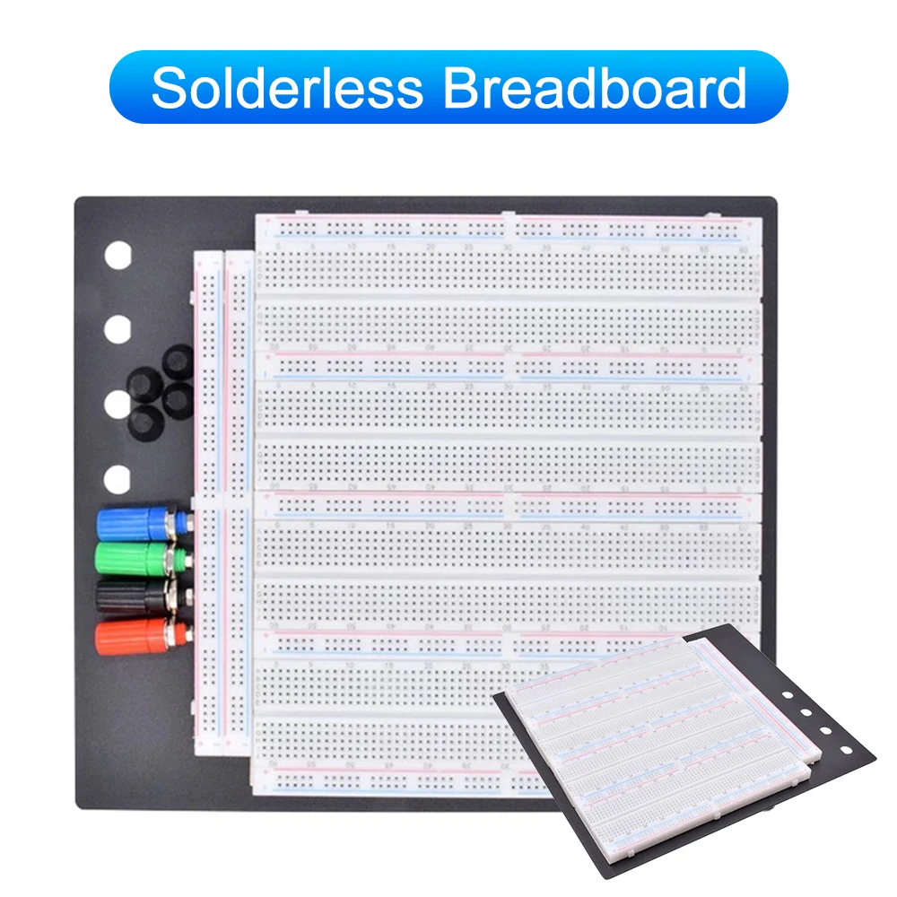 Solderless Breadboard No Welding 3220 Tie Points PCB DIY Bread Board ZY-208 for Bus Test Circuit Board