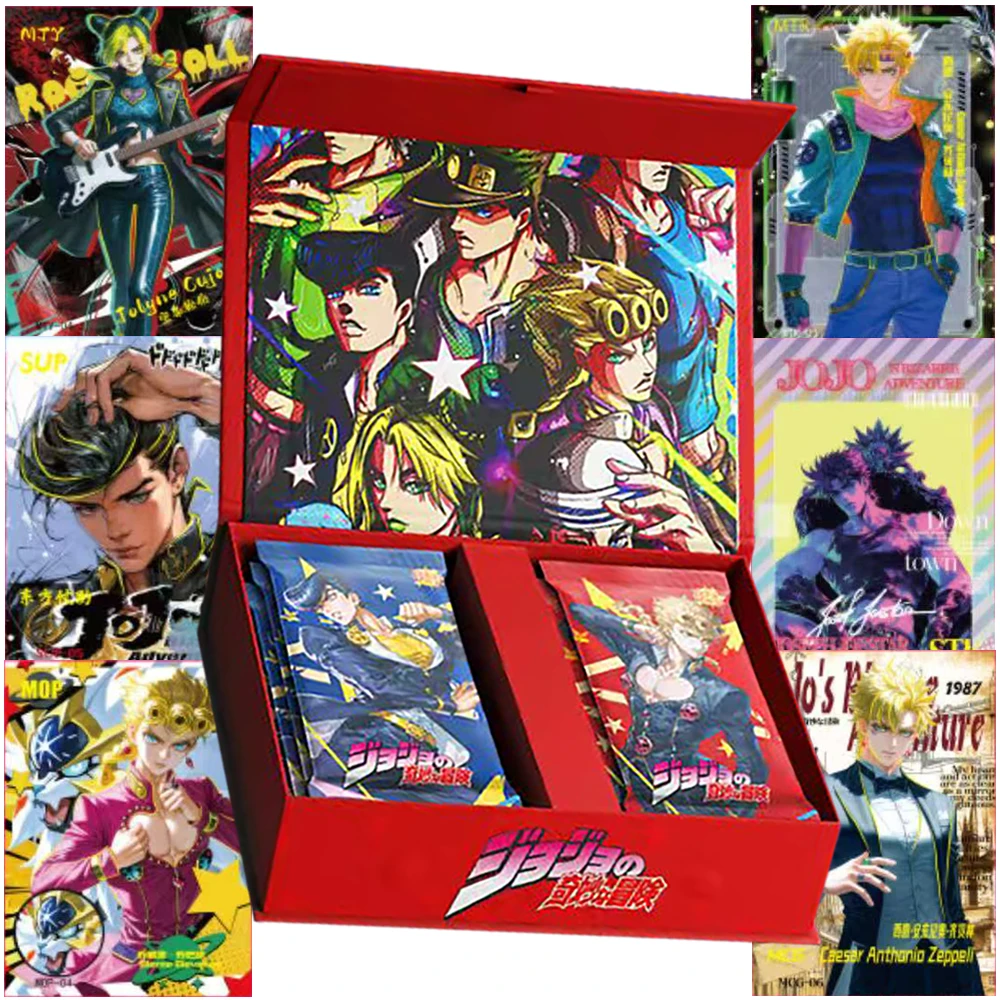 

JoJo's Bizarre Adventure Collection Card Toys Japanese Adventure Battle Anime Cool Night Light Limited Character Card Fans Gift