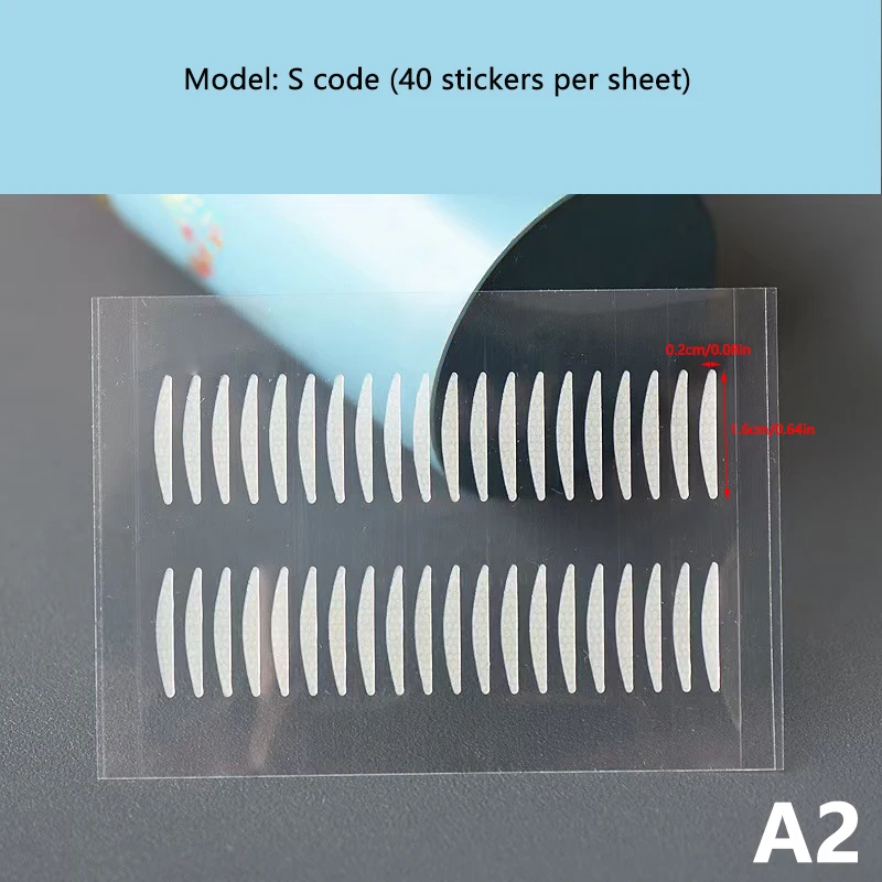 34/36/40/60/80 pezzi adesivo per occhi trucco palpebra sottile palpebra invisibile forte adesivo occhi nastro adesivo occhi grandi strumenti per il trucco
