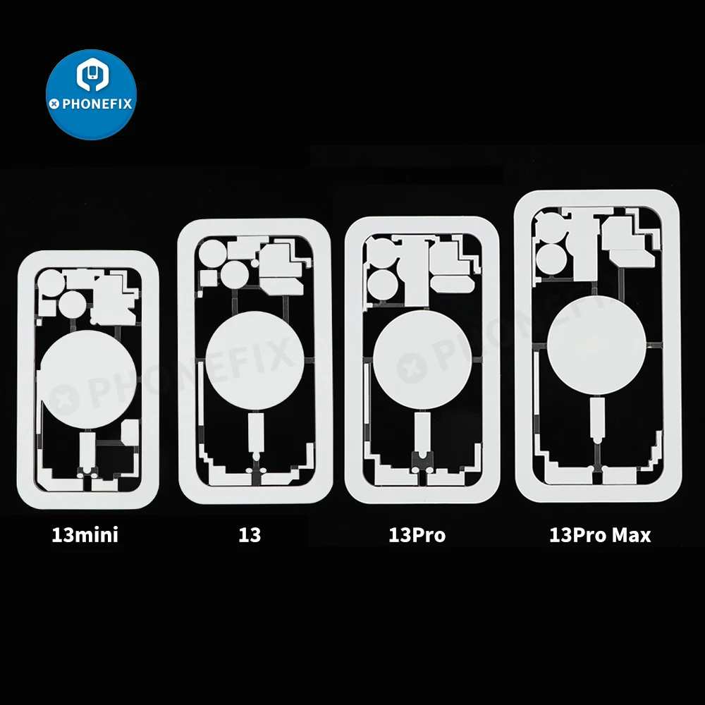 

M-Triangel Laser Protect Mold Back Cover Physical Drawing Guard Mold Protect for iPhone 8 -15 Pro Max TBK Laser Separate Machine