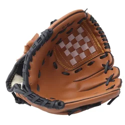 Outdoor Sports Two Colors Baseball Glove Softball Practice Equipment Size 9.5/10.5/11.5/12.5 Left Hand for Adult Man Woman Train