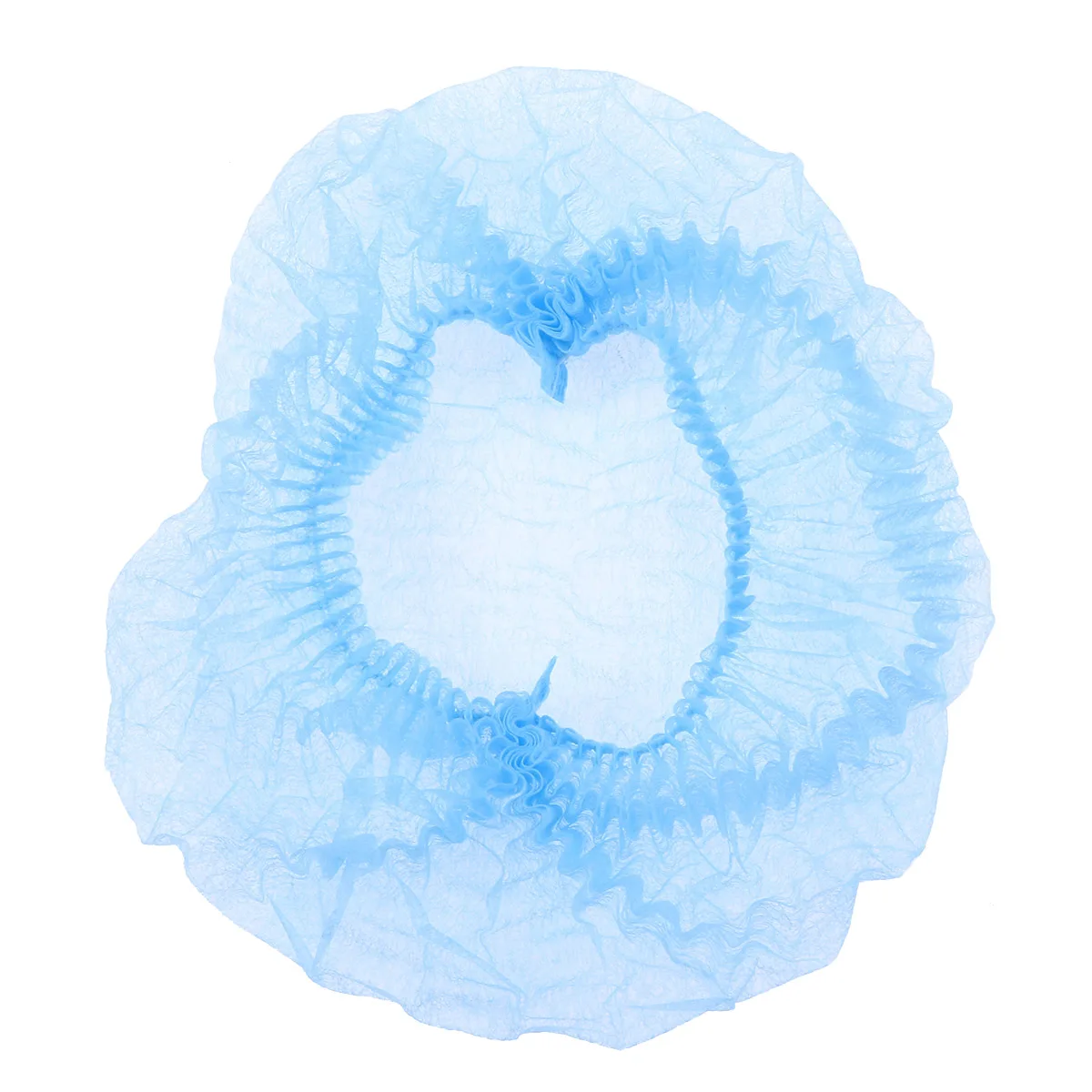 

100pcs Disposable Dust Hat Non-Woven Breathable Caps Folded Design Easy Store Travel Camping Food Service Medical Lab Spa Hair